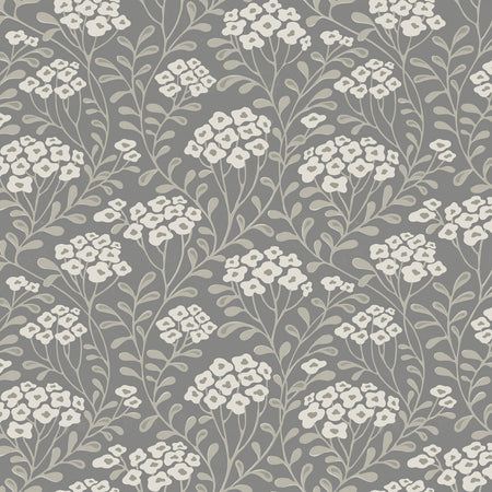 Meadow Flowers Wallcovering - Pebble