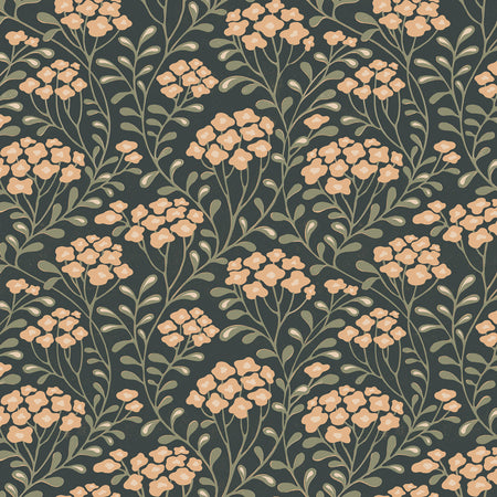 Meadow Flowers Wallcovering - Apricot
