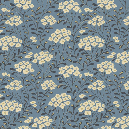 Meadow Flowers Wallcovering - Cornflower