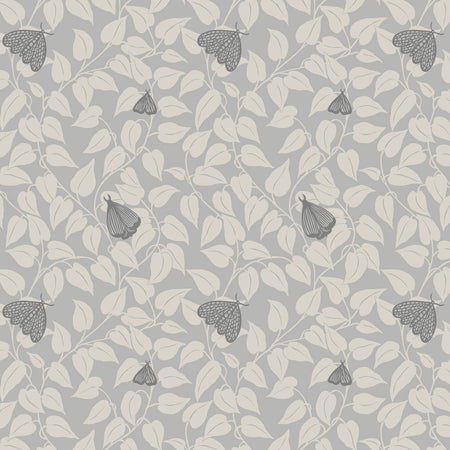 Summer Moth Wallcovering - Frost