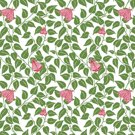 Summer Moth Wallcovering - Leaf