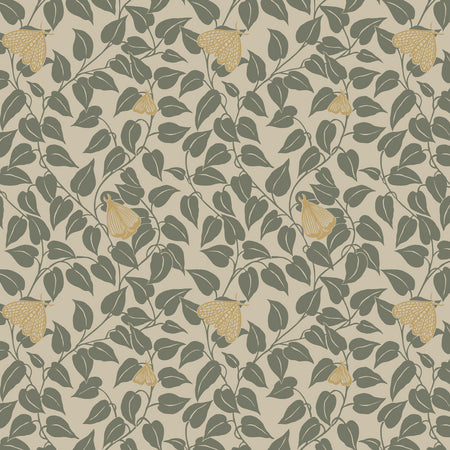 Summer Moth Wallcovering - Spring