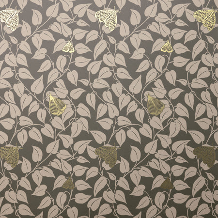 Summer Moth Wallcovering - Fawn
