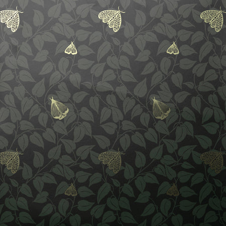 Summer Moth Wallcovering - Forest