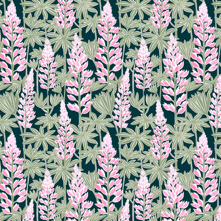 Talbo Lupins Wallcovering - Forest