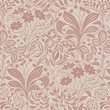 Botanical Garden Wallcovering - Blush