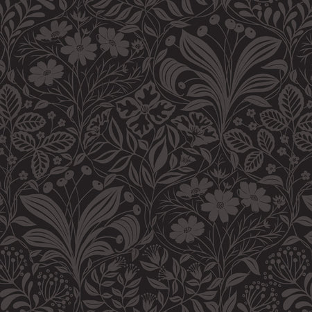 Botanical Garden Wallcovering - Charcoal