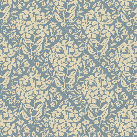 Posy Patchwork Wallcovering - Cornflower