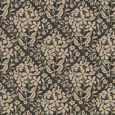 Posy Patchwork Wallcovering - Umber