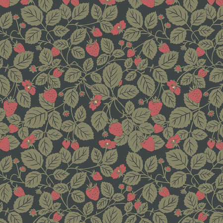 Wild Strawberry Wallcovering - Fern