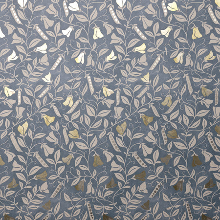 Wild Sweet Pea Wallcovering - Cornflower