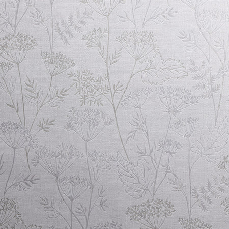 Meadow - Snow Wallcovering
