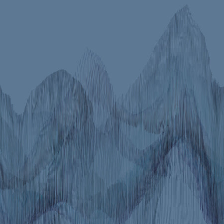 Sediment Mural - Blue Mountain