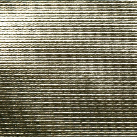 Corrugated Metal Wallcovering - White Gold