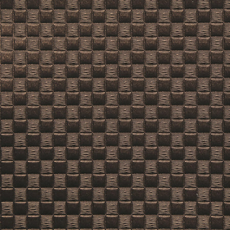 Textured Check Wallcovering - Walnut