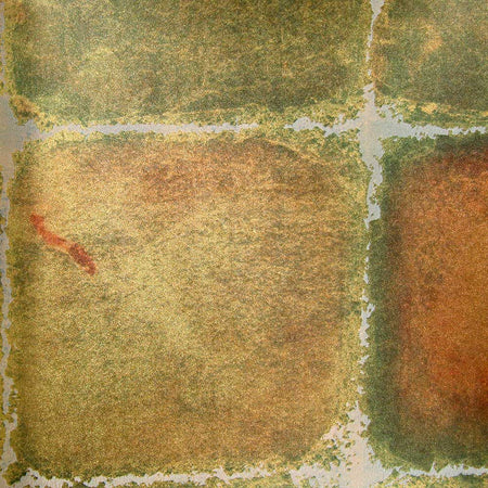 Faux Yellow Gold Leaf Wallcovering