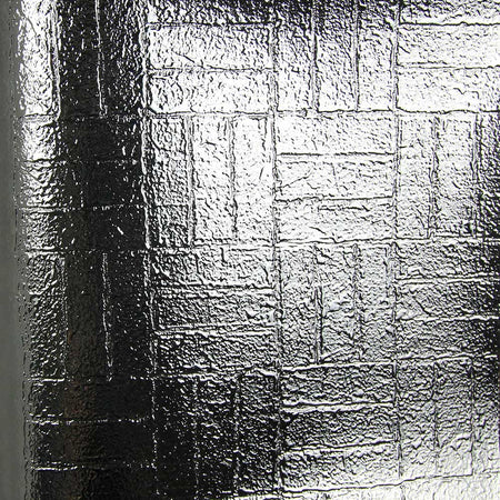 Silver Tile Foil Wallcovering