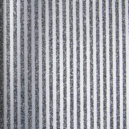 Black Glitter Stripes Wallcovering