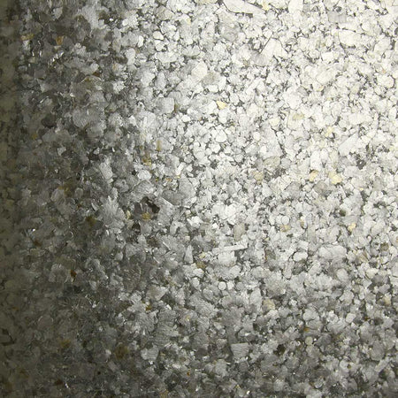 Large Silver Mica Chips Wallcovering