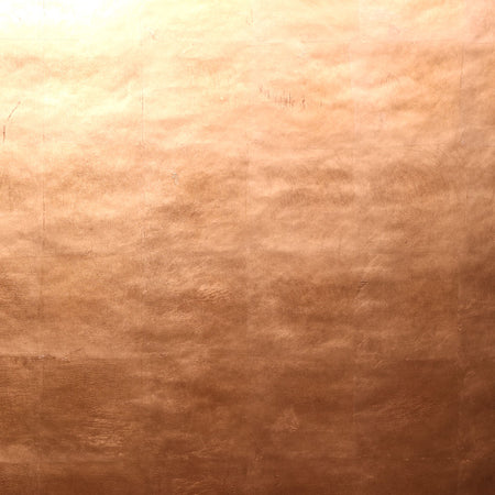 Copper Metal Leaf Wallcovering