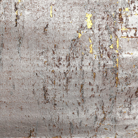 Metal Cork Wallcovering - Silver with Gold