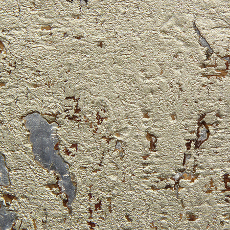 Metal Cork Wallcovering - White Gold