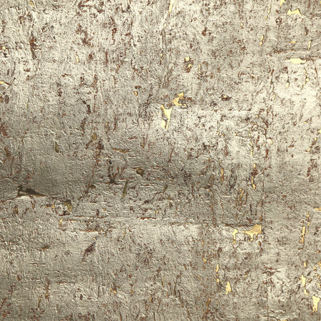 Metal Cork Wallcovering - Thunder Silver