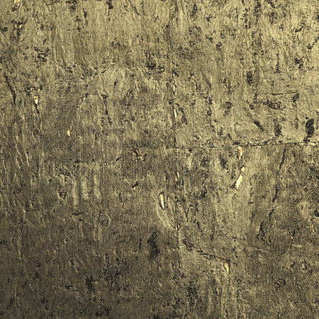 Metal Cork Wallcovering - Brass