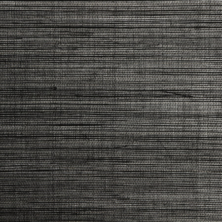 Duo Sisal Wallcovering - Black and White