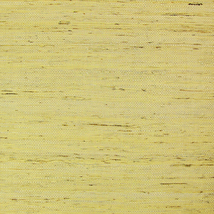 Soft Yellow Grasscloth Wallcovering