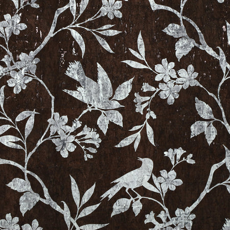 Birds in Trees Cork Wallcovering