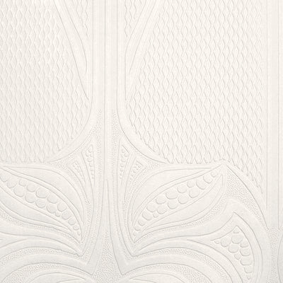 Dado Panel Nouveau Paintable Embossed Wallcovering