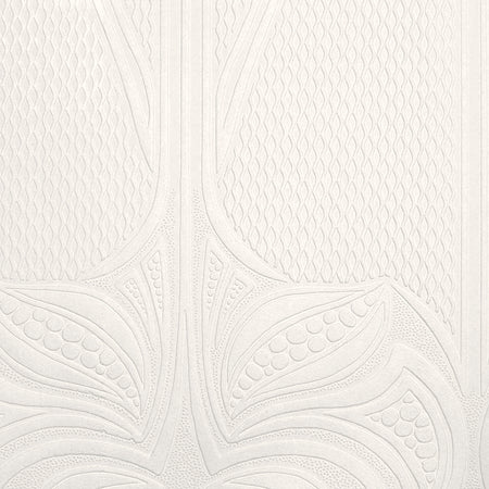 Dado Panel Nouveau Paintable Embossed Wallcovering