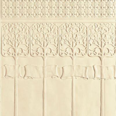 Art Nouveau Dado Paintable Embossed Wallcovering