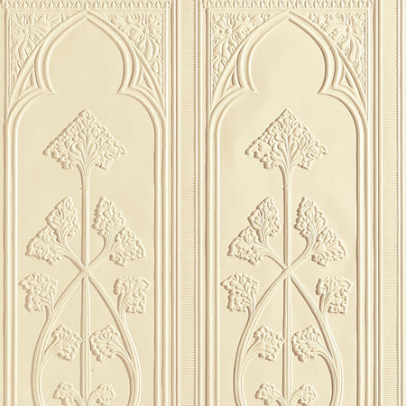 Gothic Dado Paintable Embossed Wallcovering