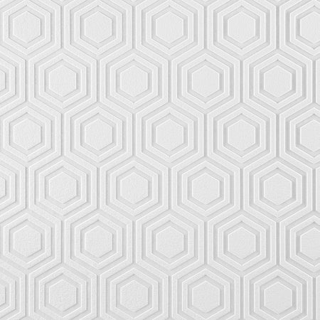 Hive Paintable Embossed Wallcovering