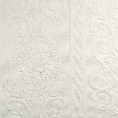 Louisa Paintable Embossed Wallcovering