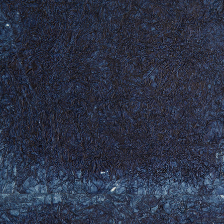 Indigo Crumpled Paper Distressed Paint Wallcovering