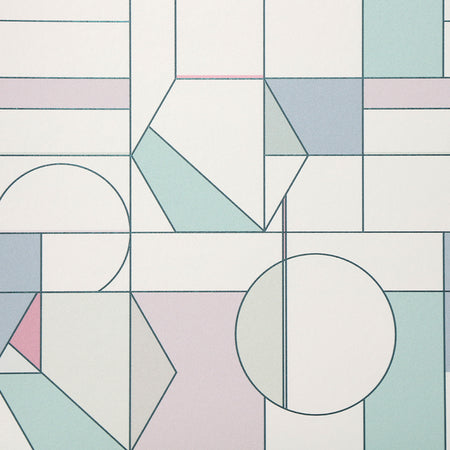 Fracture Wallcovering - Blue