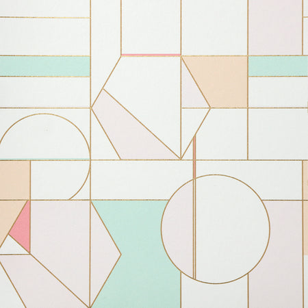 Fracture Wallcovering - Pink