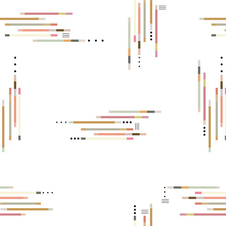 Bows + Arrows Wallcovering - Pink