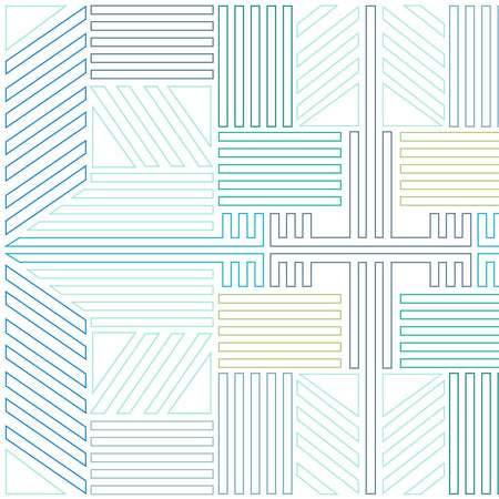 Railway Wallcovering - Blue