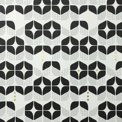 Flow Wow Wallcovering - Black