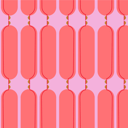 Grapevine Wallcovering - Pink