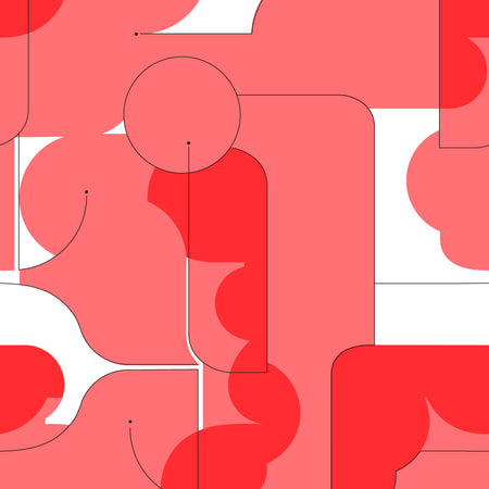 Oxygen Wallcovering - Red