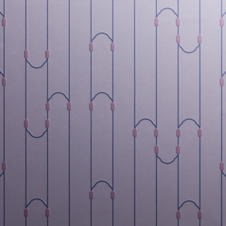 Curve Haptic Wallcovering - Violet