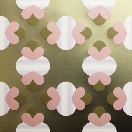 Ornament II Haptic Wallcovering - Rose