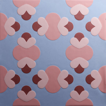 Ornament II Haptic Wallcovering - Soft Pink