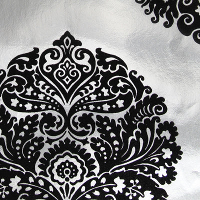 VV127 - Medallions Flocked Wallcovering