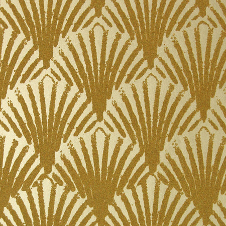 VV143 - Art Deco Fans Flocked Wallcovering